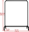 Stand Appendiabiti Da Terra Attaccapanni Abiti 150 X 110 X 40 Mm Singolo Tw605 Casa, arredamento e bricolage > Arredamento > Attaccapanni Trade Shop italia - Napoli, Commerciovirtuoso.it