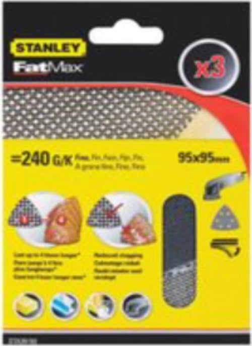 STANLEY---3-FOGLI-VELCRO-ABRASIVI---GRANA-240