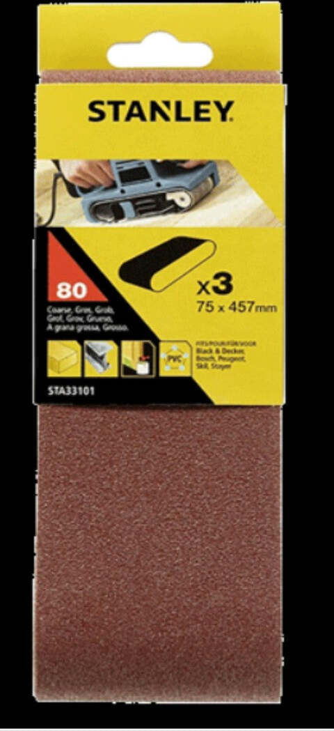 STANLEY---3-NASTRI-ABRASIVI-75X457-MM.-GRANA-100
