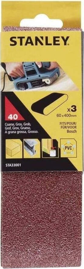 STANLEY---3-NASTRI-ABRASIVI-GRANA-40-60X400MM