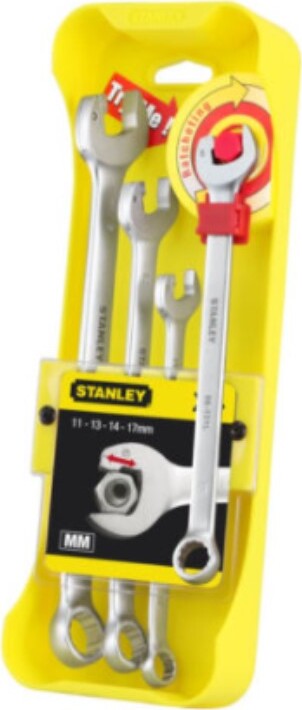 STANLEY---4-PEZZI---CUSTODIA-CON-SET-4-CHIAVI-COMBINATE-A-CRICCHETTO-DA-11-A-17