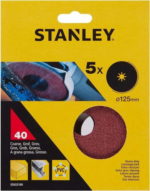 STANLEY---5-DISCHI-IN-FIBRA-PER-ANGOLARI-125MM-GRANA-40