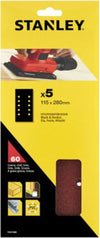 STANLEY---5-FOGLI-ABRASIVI-115X280MM---GRANA-60