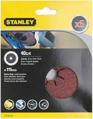 STANLEY-5-DISCHI-FIBRA-PER-ANGOLARI-115MM.-GRANA-40-STA32155