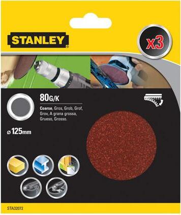 STANLEY-DISCHI-VELCRO-125MM-GR.80-3-PEZZI