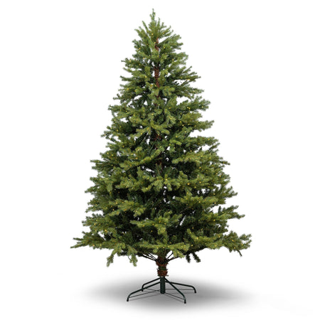 Albero di Natale con microled integrati "St Anton" 70 % in PE Effetto Real Touch