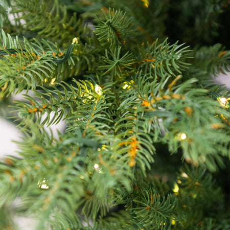 Albero di Natale con microled integrati "St Anton" 70 % in PE Effetto Real Touch