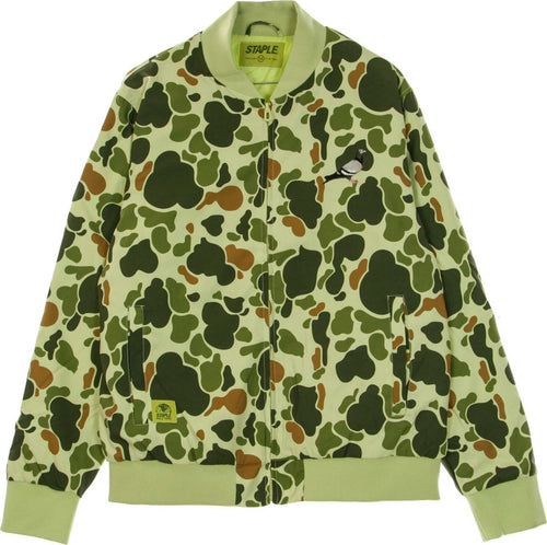 STAPLE-Giubbotto-Bomber-Uomo-Classic-Pigeon-Bomber-Jacket-Camo-da-uomo