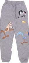 STAPLE-Pantalone-Tuta-Leggero-Uomo-Lt-Aop-Sweatpant-Heather-Grey-da-uomo