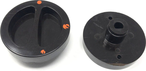 Star-Manopola-Cucina-Gas-Foro-Mm.8-Marrone-Diametro-Esterno-60-Mm---1-Pezzo