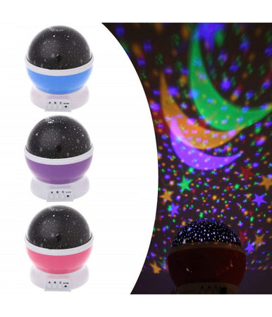 Star Master Lampada Proiettore Luci Led Effetto Cielo Stellato Colore Notte 5v