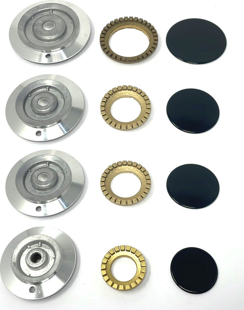 STAR SERIE BRUCIATORI + ANELLI SPARTIFIAMMA + PIATTELLI CUCINA GAS 4 FUOCHI Casa e cucina/Utensili da cucina/Bruciatori da cucina Rossi Ricambi - Venetico Marina, Commerciovirtuoso.it