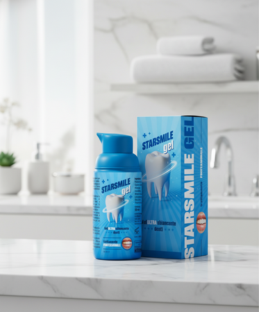 Star Smile Gel Sbiancante Per Denti 50ml Con Percarbonato Di Sodio Sorriso Bianco Effetto Prolungato Nel Tempo Oggibelli