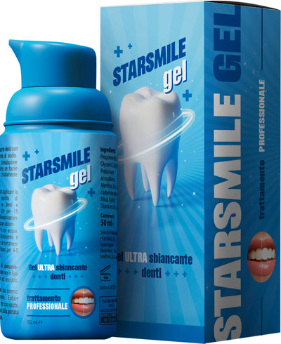 Star Smile Gel Sbiancante Per Denti 50ml Con Percarbonato Di Sodio Sorriso Bianco Effetto Prolungato Nel Tempo Salute e cura della persona/Igiene dentale/Sbiancanti denti/Gel Beauty Fashion Store - Palermo, Commerciovirtuoso.it