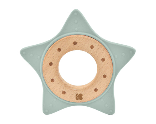 Massaggiagengive in Silicone e Legno Star Mint