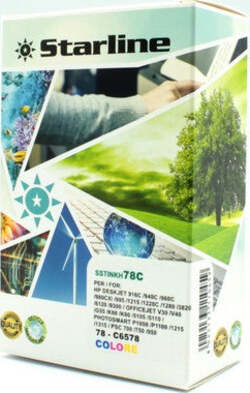 Starline - Cartuccia - ink colori per print c-Hp 78c Elettronica/Informatica/Stampanti e accessori/Accessori per stampanti a inchiostro e laser/Cartucce d'inchiostro Eurocartuccia - Pavullo, Commerciovirtuoso.it