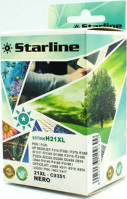 Starline - Cartuccia - ink Nero per print c-Hp 21xl Elettronica/Informatica/Stampanti e accessori/Accessori per stampanti a inchiostro e laser/Cartucce d'inchiostro Eurocartuccia - Pavullo, Commerciovirtuoso.it