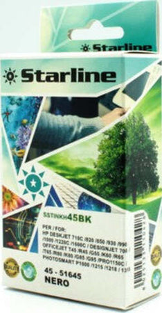 Starline - Cartuccia - ink Nero per print c-Hp 45bk 42ml Elettronica/Informatica/Stampanti e accessori/Accessori per stampanti a inchiostro e laser/Cartucce d'inchiostro Eurocartuccia - Pavullo, Commerciovirtuoso.it