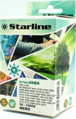 Starline - Cartuccia - ink Nero per print c-Hp 56 - C6656AE Elettronica/Informatica/Stampanti e accessori/Accessori per stampanti a inchiostro e laser/Cartucce d'inchiostro Eurocartuccia - Pavullo, Commerciovirtuoso.it