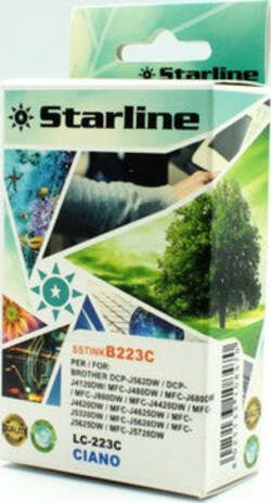 Starline - Cartuccia ink - per Brother - Ciano - LC223C - 9ml Elettronica/Informatica/Stampanti e accessori/Accessori per stampanti a inchiostro e laser/Cartucce d'inchiostro Eurocartuccia - Pavullo, Commerciovirtuoso.it