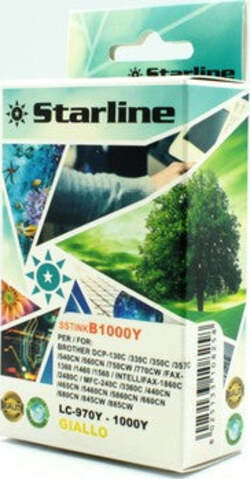 Starline - Cartuccia ink - per Brother - Giallo - LC1000Y - 20ml Elettronica/Informatica/Stampanti e accessori/Accessori per stampanti a inchiostro e laser/Cartucce d'inchiostro Eurocartuccia - Pavullo, Commerciovirtuoso.it