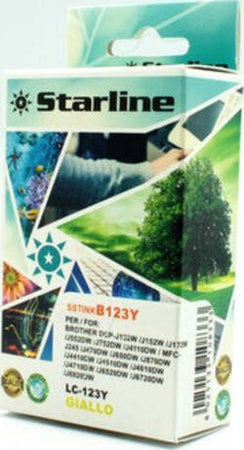 Starline - Cartuccia ink - per Brother - Giallo - LC123Y - 10ml Elettronica/Informatica/Stampanti e accessori/Accessori per stampanti a inchiostro e laser/Cartucce d'inchiostro Eurocartuccia - Pavullo, Commerciovirtuoso.it