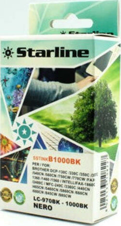 Starline - Cartuccia ink - per Brother - Nero - LC1000BK - 22 6ml Elettronica/Informatica/Stampanti e accessori/Accessori per stampanti a inchiostro e laser/Cartucce d'inchiostro Eurocartuccia - Pavullo, Commerciovirtuoso.it