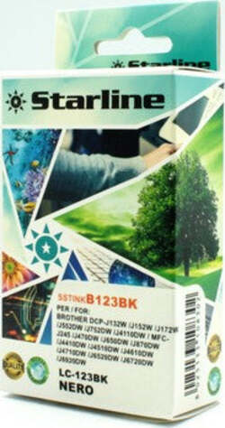 Starline - Cartuccia ink - per Brother - Nero - LC123BK - 20 6ml Elettronica/Informatica/Stampanti e accessori/Accessori per stampanti a inchiostro e laser/Cartucce d'inchiostro Eurocartuccia - Pavullo, Commerciovirtuoso.it