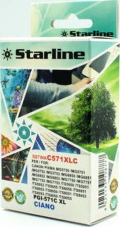 Starline - Cartuccia ink - per Canon - Ciano - CLI571C - 12 4ml Elettronica/Informatica/Stampanti e accessori/Accessori per stampanti a inchiostro e laser/Cartucce d'inchiostro Eurocartuccia - Pavullo, Commerciovirtuoso.it