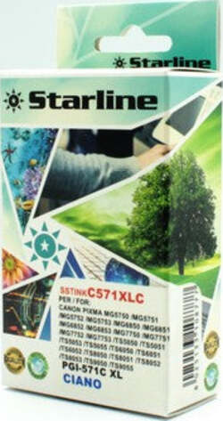 Starline - Cartuccia ink - per Canon - Ciano - CLI571C - 12 4ml Elettronica/Informatica/Stampanti e accessori/Accessori per stampanti a inchiostro e laser/Cartucce d'inchiostro Eurocartuccia - Pavullo, Commerciovirtuoso.it