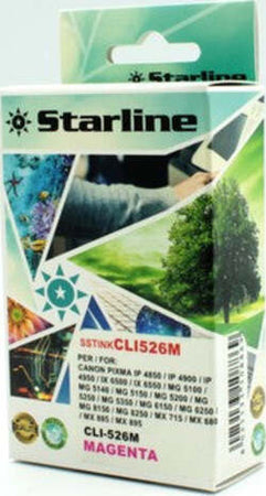 Starline - Cartuccia ink - per Canon - Magenta - CLI526 M - 9ml Elettronica/Informatica/Stampanti e accessori/Accessori per stampanti a inchiostro e laser/Cartucce d'inchiostro Eurocartuccia - Pavullo, Commerciovirtuoso.it