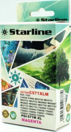 Starline - Cartuccia ink - per Canon - Magenta - CLI571M - 12 4ml Elettronica/Informatica/Stampanti e accessori/Accessori per stampanti a inchiostro e laser/Cartucce d'inchiostro Eurocartuccia - Pavullo, Commerciovirtuoso.it