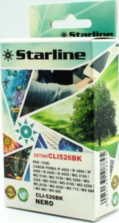 Starline - Cartuccia ink - per Canon - Nero - CLI526 BK - 9ml Elettronica/Informatica/Stampanti e accessori/Accessori per stampanti a inchiostro e laser/Cartucce d'inchiostro Eurocartuccia - Pavullo, Commerciovirtuoso.it