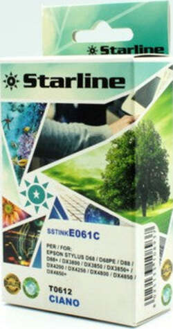 Starline - Cartuccia ink - per Epson - Ciano - C13T061240 - T0612 -14ml Elettronica/Informatica/Stampanti e accessori/Accessori per stampanti a inchiostro e laser/Cartucce d'inchiostro Eurocartuccia - Pavullo, Commerciovirtuoso.it