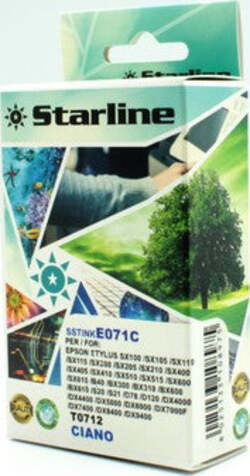 Starline - Cartuccia ink - per Epson - Ciano - C13T071240 -T0712 11 4ml Elettronica/Informatica/Stampanti e accessori/Accessori per stampanti a inchiostro e laser/Cartucce d'inchiostro Eurocartuccia - Pavullo, Commerciovirtuoso.it