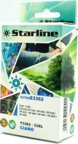 Starline - Cartuccia ink - per Epson - Ciano - C13T33624012 - 33XL -11 ml Elettronica/Informatica/Stampanti e accessori/Accessori per stampanti a inchiostro e laser/Cartucce d'inchiostro Eurocartuccia - Pavullo, Commerciovirtuoso.it