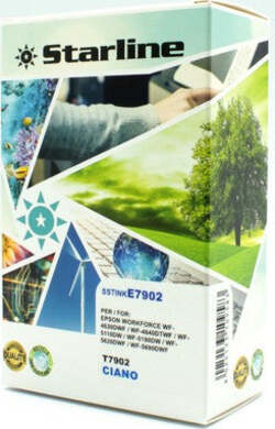 Starline - Cartuccia ink - per Epson - Ciano - T7902 - 79XL-C13T79024010 - 19ml Elettronica/Informatica/Stampanti e accessori/Accessori per stampanti a inchiostro e laser/Cartucce d'inchiostro Eurocartuccia - Pavullo, Commerciovirtuoso.it