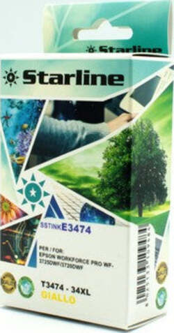 Starline - Cartuccia ink - per Epson - Giallo - C13T34744010 - 34XL- 10 80ml Elettronica/Informatica/Stampanti e accessori/Accessori per stampanti a inchiostro e laser/Cartucce d'inchiostro Eurocartuccia - Pavullo, Commerciovirtuoso.it
