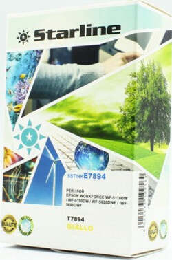 Starline - Cartuccia ink - per Epson - Giallo - T7894 - C13T789440 - 55ml Elettronica/Informatica/Stampanti e accessori/Accessori per stampanti a inchiostro e laser/Cartucce d'inchiostro Eurocartuccia - Pavullo, Commerciovirtuoso.it