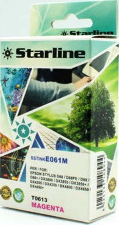 Starline - Cartuccia ink - per Epson - Magenta - C13T061340 - T0613 - 14ml Elettronica/Informatica/Stampanti e accessori/Accessori per stampanti a inchiostro e laser/Cartucce d'inchiostro Eurocartuccia - Pavullo, Commerciovirtuoso.it