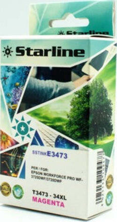 Starline - Cartuccia ink - per Epson - Magenta - CT34734010 - 34XL-10 80ml Elettronica/Informatica/Stampanti e accessori/Accessori per stampanti a inchiostro e laser/Cartucce d'inchiostro Eurocartuccia - Pavullo, Commerciovirtuoso.it