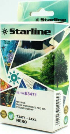 Starline - Cartuccia ink - per Epson - Nero - C13T34714010 - 34XL 16 30ml Elettronica/Informatica/Stampanti e accessori/Accessori per stampanti a inchiostro e laser/Cartucce d'inchiostro Eurocartuccia - Pavullo, Commerciovirtuoso.it