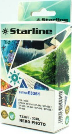 Starline - Cartuccia ink - per Epson - Nero Photo -C13T33614012 - 33XL -11 ml Elettronica/Informatica/Stampanti e accessori/Accessori per stampanti a inchiostro e laser/Cartucce d'inchiostro Eurocartuccia - Pavullo, Commerciovirtuoso.it