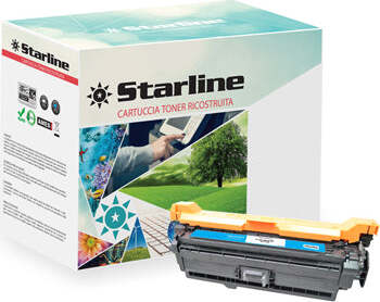 Starline - Toner Ricostruito - per Hp - Ciano - CE401A - 6.000 pag Elettronica/Informatica/Stampanti e accessori/Accessori per stampanti a inchiostro e laser/Cartucce d'inchiostro Eurocartuccia - Pavullo, Commerciovirtuoso.it