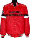 STARTER-Giubbotto-Bomber-Uomo-Nhl-Home-Game-Satin-Jacket-Chibla-Original-Team-Colors-da-uomo