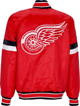 STARTER-Giubbotto-Bomber-Uomo-Nhl-Home-Game-Satin-Jacket-Detred-Original-Team-Colors-da-uomo