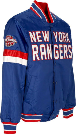 STARTER-Giubbotto-Bomber-Uomo-Nhl-Home-Game-Satin-Jacket-Neyran-Original-Team-Colors-da-uomo