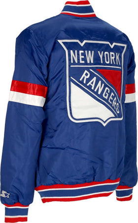 STARTER-Giubbotto-Bomber-Uomo-Nhl-Home-Game-Satin-Jacket-Neyran-Original-Team-Colors-da-uomo