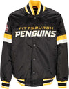 STARTER-Giubbotto-Bomber-Uomo-Nhl-Home-Game-Satin-Jacket-Pitpen-Original-Team-Colors-da-uomo