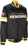 STARTER-Giubbotto-Bomber-Uomo-Nhl-Home-Game-Satin-Jacket-Pitpen-Original-Team-Colors-da-uomo